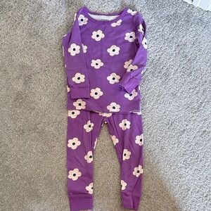 Carter's Purple Floral Kids Pajama Set